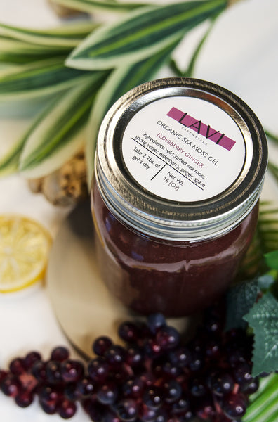 Elderberry Ginger Sea Moss Gel